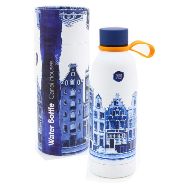 Kerstmakelaar-thermosfles-grachtenpandjes-hollandcadeau